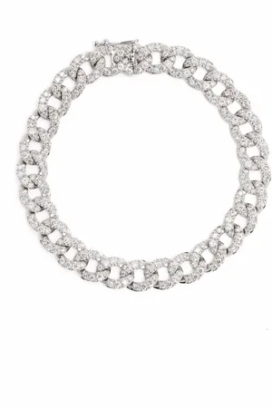 Leo Pizzo Pulsera Groumette en oro blanco de 18kt