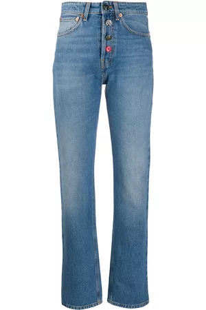 SEMICOUTURE Jeans rectos con tiro alto