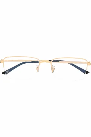Cartier Lentes con armazón rectangular