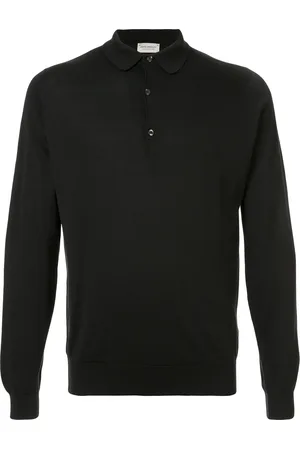 JOHN SMEDLEY Playera tipo polo manga larga