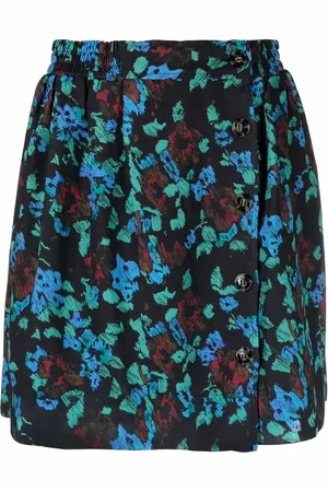 Ganni Falda con estampado floral
