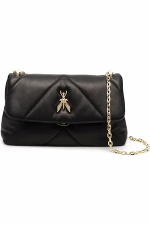 Patrizia Pepe Bolsa de hombro con motivo chevron