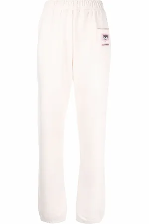Chiara Ferragni Pants con parche del logo