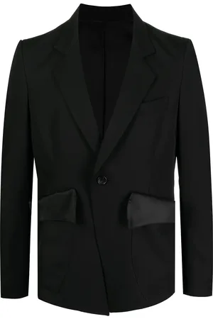 Sulvam Blazer de satén con botones