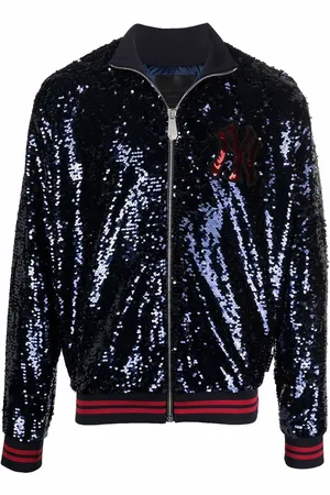 Philipp Plein Chamarra con lentejuelas de Supreme x New York Yankees