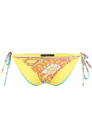 VERSACE Bikini bottom con motivo Barocco