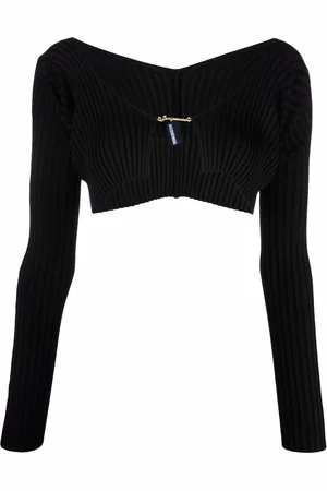 Jacquemus Cárdigan tejido de canalé