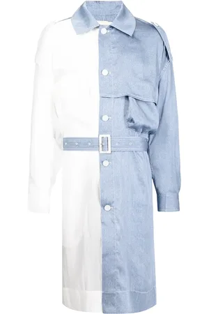 Feng Chen Wang Gabardina con diseño de dos tonos