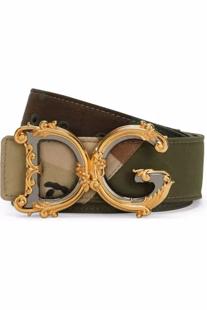 Dolce & Gabbana Cinturón con motivo militar