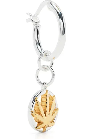 TRUE ROCKS Arracadas Marijuana Leaf