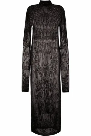 Dsquared2 Vestido manga larga con tejido flojo