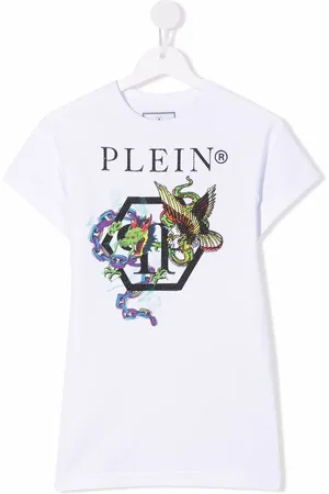Philipp Plein Vestido estilo playera con estampado