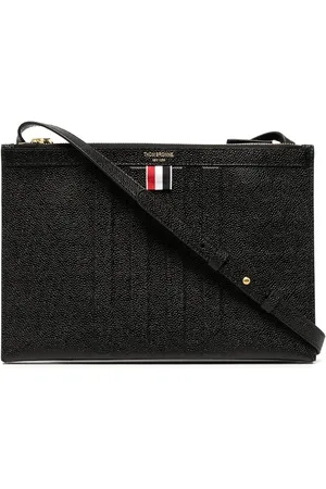 Thom Browne Bolsa de hombro texturizada