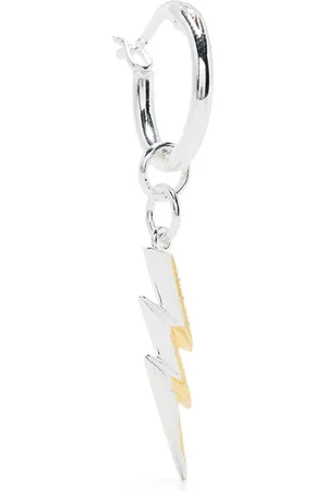 TRUE ROCKS Arete con dije rayo