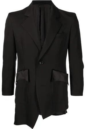 Sulvam Blazer con dobladillo asimétrico