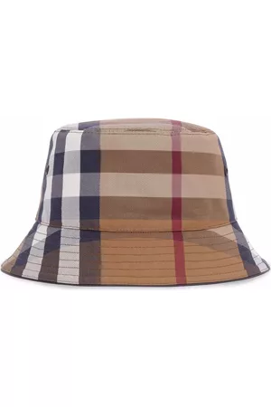 Burberry Gorro de pescador con estampado a cuadros
