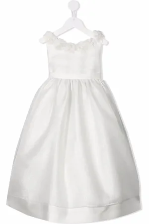 LA STUPENDERIA Vestido con apliques florales