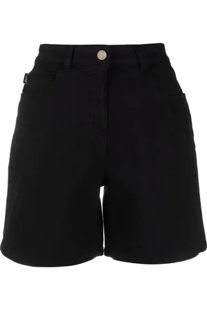 Moschino Shorts de mezclilla con parche del logo