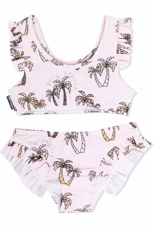 Palm Angels Bikini con estampado de palmeras