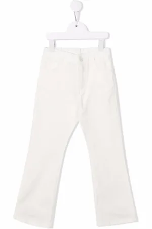 DOUUOD KIDS Jeans acampanados con tiro medio