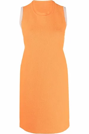 Jacquemus Vestido corto Sorbetto con ribete en contraste