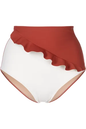 Evarae Bikini bottom con ribete de volantes