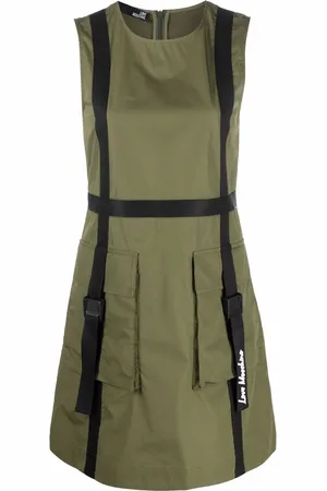 Moschino Vestido corto con bolsillos cargo