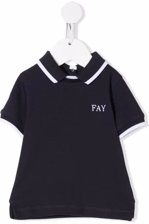 FAY Playera tipo polo con logo estampado