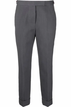 Thom Browne Pantalones capri con tiro alto