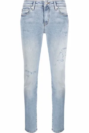 Moschino Skinny jeans con efecto envejecido