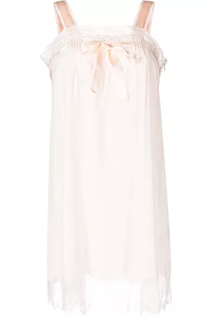SHIATZY CHEN Vestido corto con paneles de encaje