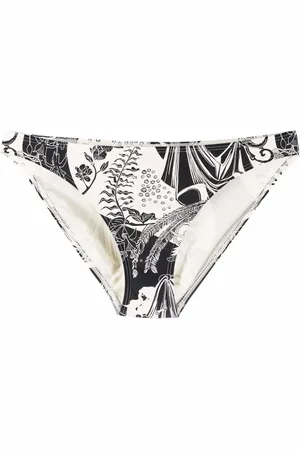 Tory Burch Bikini bottom con estampado botánico