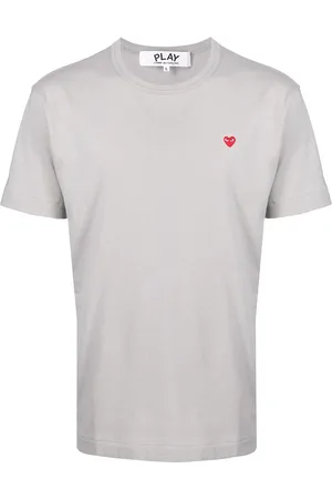 Comme des Garçons Playera con parche de corazón