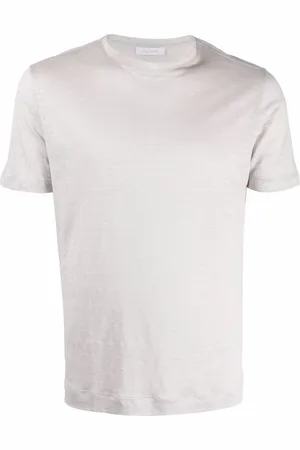 Cruciani Playera ajustada con cuello redondo