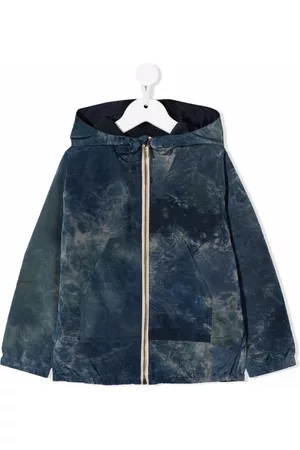 Emporio Armani Chamarra con capucha y logo estampado