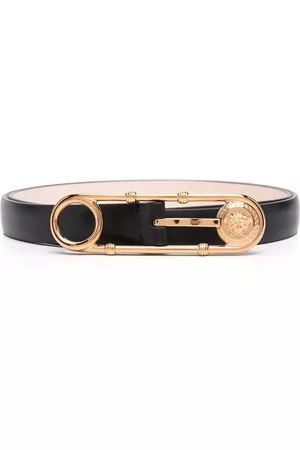 VERSACE Cinturón Medusa de piel