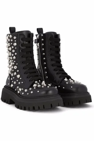 Dolce & Gabbana Botas militares con apliques