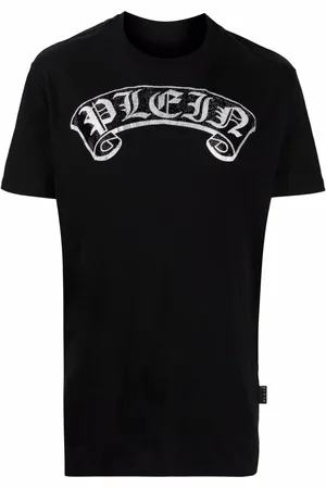 Philipp Plein Playera con detalles de strass