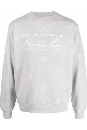MARTINE ROSE Sudadera con logo estampado
