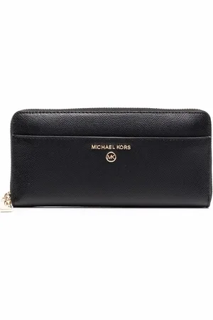 Michael Kors Cartera con placa del logo y cierre