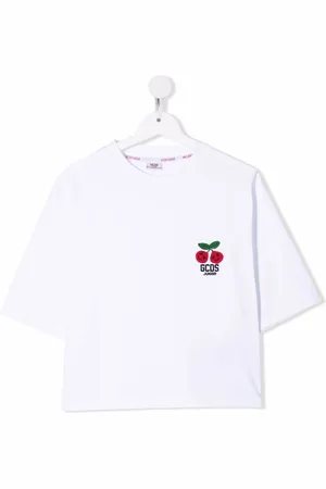 GCDS Playera con cerezas bordadas