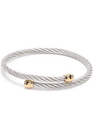 Charriol Brazalete Celtic con detalle de cuerda