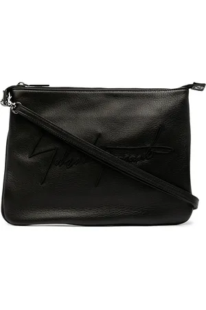 YOHJI YAMAMOTO Bolsa de hombro con logo bordado