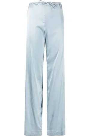 Jacquemus Pantalones anchos con satén