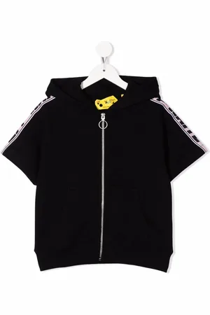 OFF-WHITE Hoodie con franja del logo