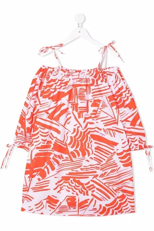 Msgm Vestido con estampado gráfico