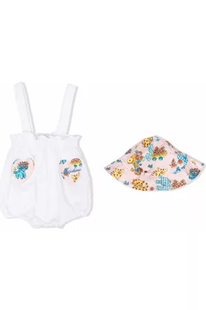 Moschino Gorro con estampado gráfico