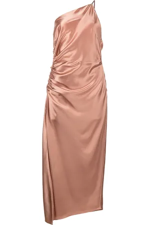 Michelle Mason Vestido con detalles fruncidos