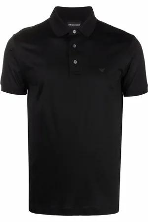 Emporio Armani Playera tipo polo con logo bordado