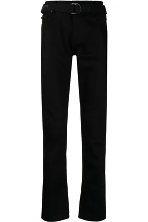 OFF-WHITE Skinny jeans con cinturón industrial